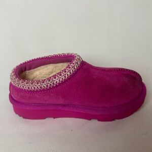UGG Tasman II Toddlers Slipper Mule Clog Fuschia Pink Size 9T EU26 S/N 1019066T